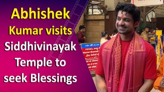 Ahead of Khatron Ke Khiladi 14, Abhishek Kumar visits Siddhivinayak Temple to seek Blessings