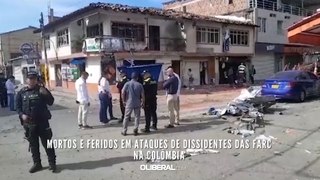 Mortos e feridos em ataques de dissidentes das Farc na Colômbia