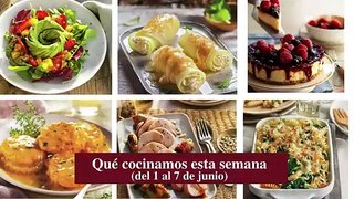 Qué cocinamos del 1 al 7 de junio