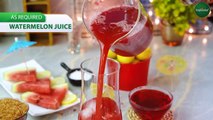 Watermelon Juice - Sharbat Recipe - Refreshing Summer Drink