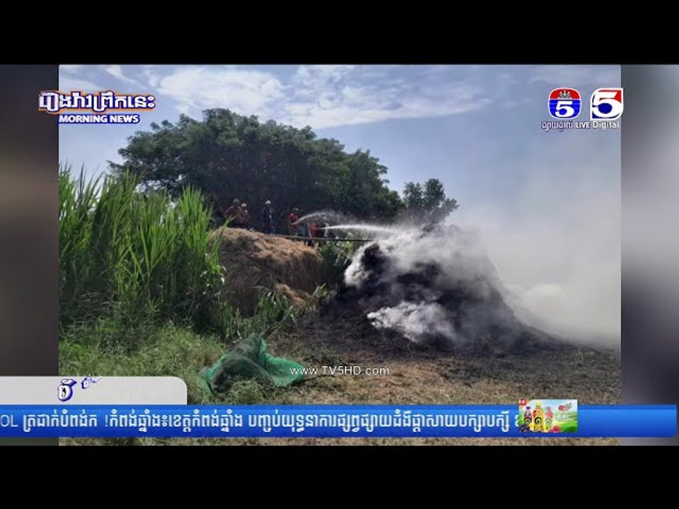 ក្មេងប្រុសអាយុ ៥ឆ្នាំ យកដែកកេសដុតចំបើងលេង បណ្តាលឲ្យឆេះពំនូកចំបើងផ្អើលប្រជាពលរដ្ឋ និងសមត្ថកិច្ចអន្តរា