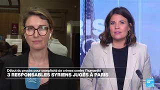 Trois responsables syriens jugés à Paris : 