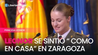 El emotivo discurso de la princesa Leonor en Zaragoza