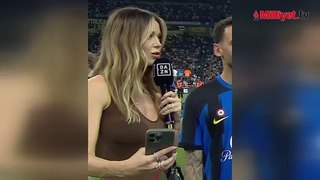 Diletta Leotta'dan şaşırtan hamle! Hakan Çalhanoğlu ile video çekmek istedi