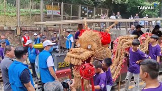 Local Hakka Festival Mixes Legendary Dragon With Industrial Railroad