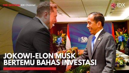 Jokowi-Elon Musk Bertemu Bahas Investasi