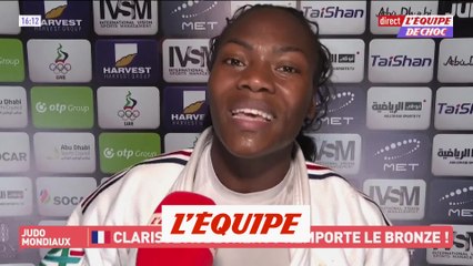 Agbégnénou : «Je vais garder cette rage» pour les JO - Judo - Mondiaux (F)