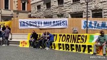 Sciopero taxi, la protesta a Roma contro algoritmi e multinazionali