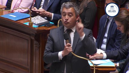 Trafic de drogue à Marseille: "Vous pourriez remercier les forces de l'ordre, au lieu d'être grincheux" répond Gérald Darmanin à un député RN