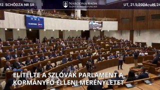 Elítélte a szlovák parlament a kormányfő elleni merényletet