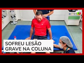 Homem atingido por aparelho de academia no Ceará mexe o dedo do pé pela primeira vez