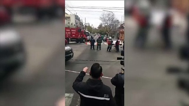 Material radiactivo: Importante operativo de Policía y Bomberos de la Ciudad junto a la División de Riesgos Especiales