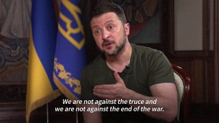 Interview with Zelensky: “We are not against the end of the war, but we want a fair end”