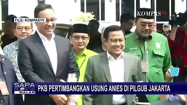 PKB Pertimbangkan Usung Anies Baswedan di Pilgub Jakarta 2024