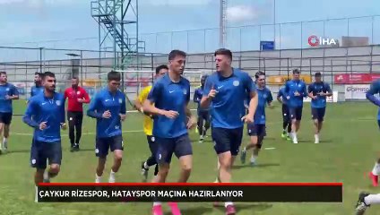 Çaykur Rizespor'da Hatayspor mesaisi sürüyor