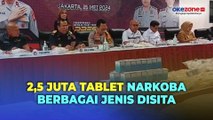 Polisi Bongkar Home Industri Narkoba di Bogor, 2,5 Juta Tablet Narkoba Berbagai Jenis Disita