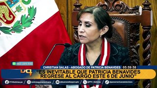 Patricia Benavides regresará a la Fiscalía de la Nación este 6 de junio, asegura su abogado