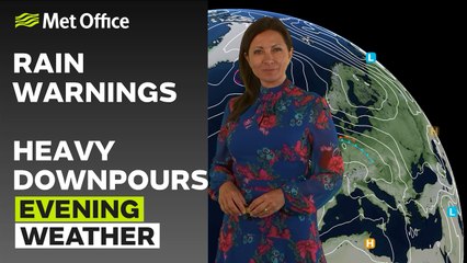 Met Office Evening Weather Forecast 21/05/24 - Rain warnings and thunderstorms