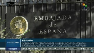 Reporte 360 21-05 España retira a su embajadora en Argentina