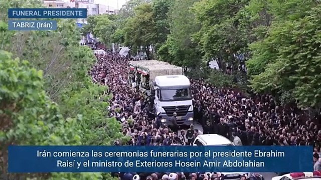 Irán comenzó las ceremonias funerarias por el presidente Ebrahim Raisí