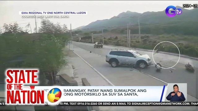 Kapitan ng barangay, patay nang sumalpok ang minamanehong motorsiklo sa SUV sa Santa, Ilocos Sur | SONA