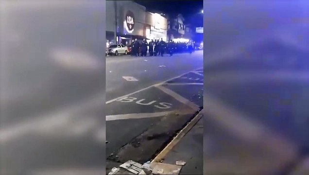 Continuan las protestas de los policías en la zona del barrio posadeño El Palomar