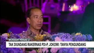 Soalnya Dirinya Tak Dilibatkan dalam Rakernas PDIP 2024, Presiden Jokowi: Tanya Pengundang