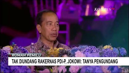 Soalnya Dirinya Tak Dilibatkan dalam Rakernas PDIP 2024, Presiden Jokowi: Tanya Pengundang