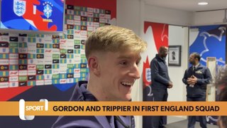Gordon and Trippier in provisional England Euros squad