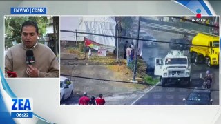 Automóvil se incendia en la México-Cuernavaca