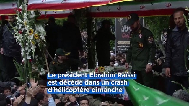 Début des cérémonies de funérailles du président iranien Ebrahim Raïssi