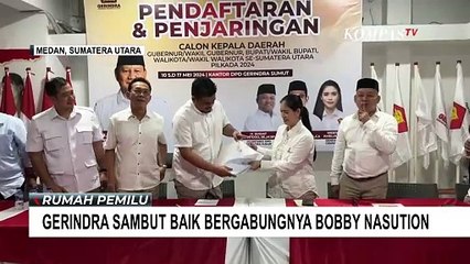Gerindra Sambut Hangat Bergabungnya Bobby Nasution sebagai Kader dan Bacagub Sumut!