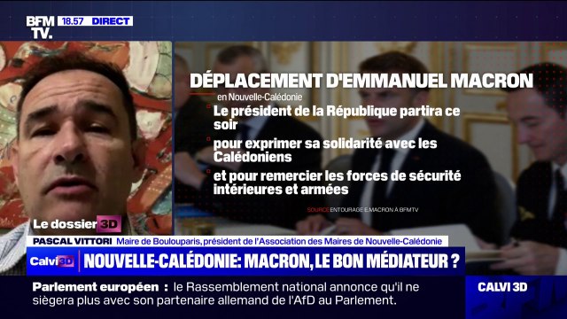 Pascal Vittori (président de l’Association des maires de Nouvelle-Calédonie): Même si les choses se sont améliorées ces derniers jours, il y a des zones qui sont totalement incontrôlées