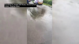 Flooding on Suffolk roads