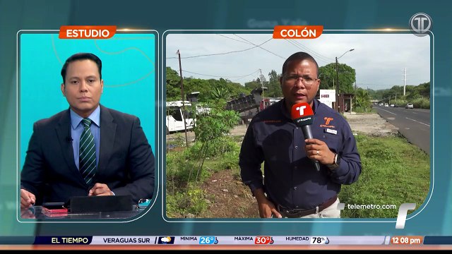 Investigan incendio de dos vehículos en Colón