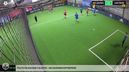 Faute de Maxime Valente - DELQUIGNIES ENTREPRISE
