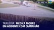 Médica morre em acidente com caminhão no Sul de Minas