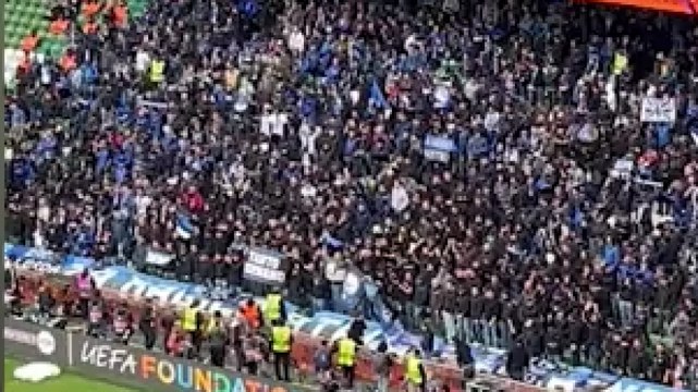 Atalanta, che calore! I cori dei tifosi a Dublino