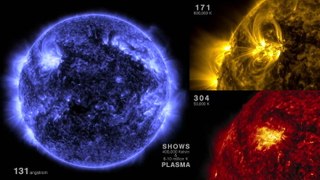 Amazing 4K Triple X-Flare That Occurred In February