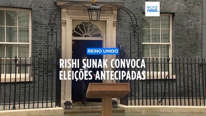 Rishi Sunak convoca eleições antecipadas para julho, numa manobra surpresa
