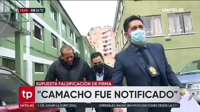 Aguilera confirma adhesión de la Gobernación cruceña a la denuncia contra Camacho por el caso Notaría