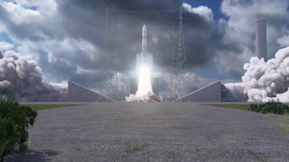 Animación del futuro lanzamiento de Ariane 6, el cohete que devolverá a Europa el acceso directo al espacio