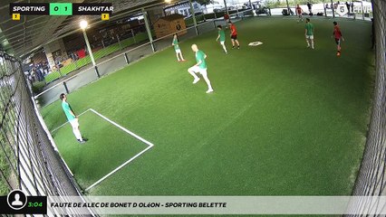 Faute de Alec de Bonet d'Oléon - SPORTING BELETTE