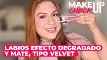 Labios efecto degradado y mate, tipo velvet