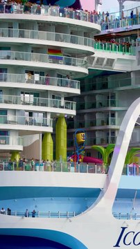 I was at the time and replying to people verbally. Someone asked where the Iceberg is. Royal Caribbean Icon of the Seas departing Miami Beach, FL on April 27, 2024