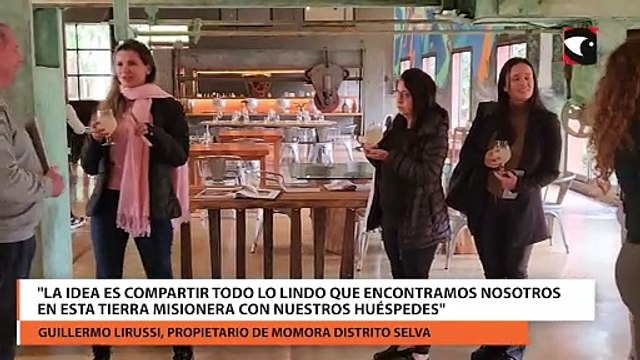 La idea es compartir todo lo lindo que encontramos nosotros en esta tierra misionera con nuestros huéspedes