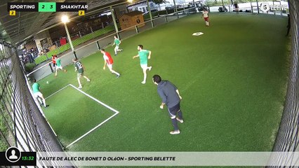 Faute de Alec de Bonet d'Oléon - SPORTING BELETTE