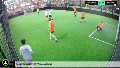 Faute de Adrien Botella - ARSENE