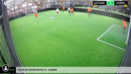 Faute de Adrien Botella - ARSENE