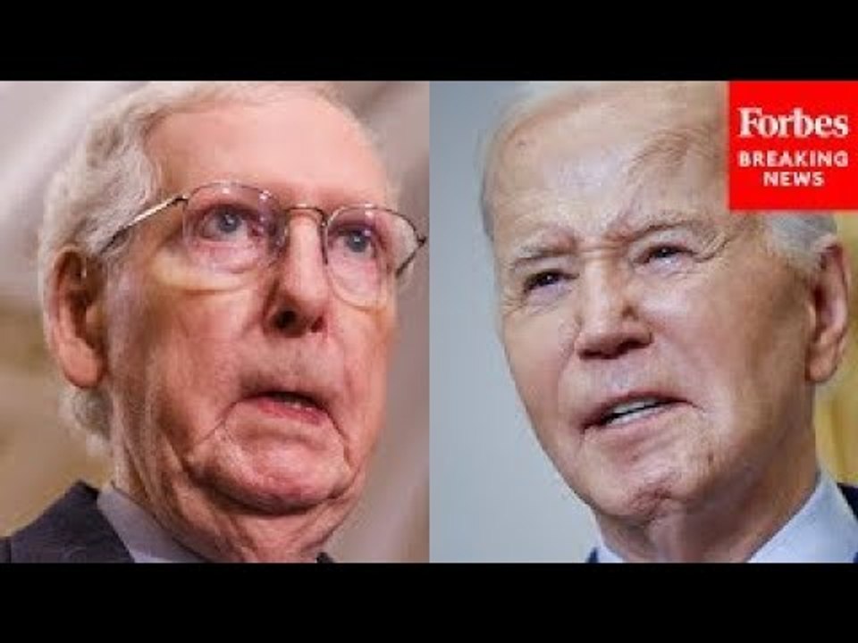 ‘We’re Beyond Frustrated’: Mitch McConnell Slams Biden Over Israel Weapons Delay